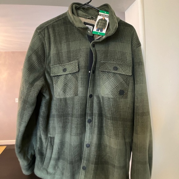 Other - Voyager Green Plaid Jacket